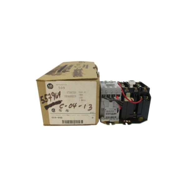 ALLEN BRADLEY 509-TOD SER. D 110/120V 32A (BR/WH) NSMP