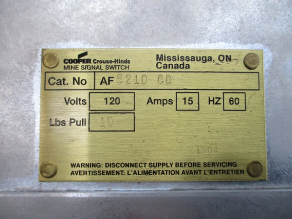 EATON AFS210CD 120V 15A NSMP