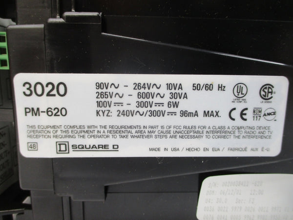 SQUARE D 3020PM620 600V NSMP