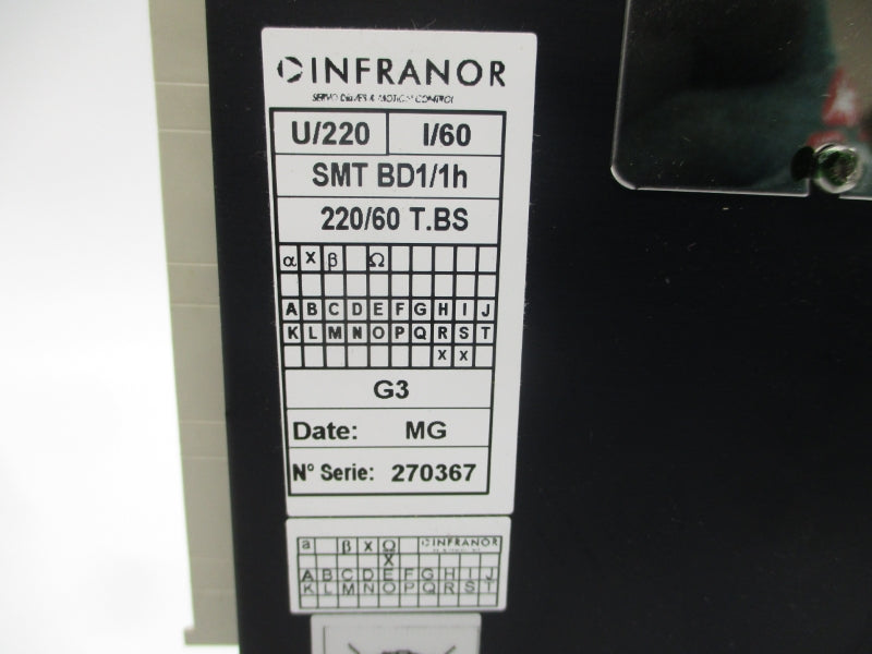 INFRANOR SMTBD1/1H220/60T.BS NSNP