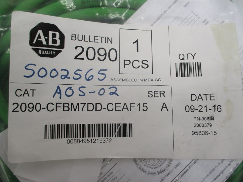 ALLEN BRADLEY 2090-CFBM7DD-CEAF15 SER. A NSMP