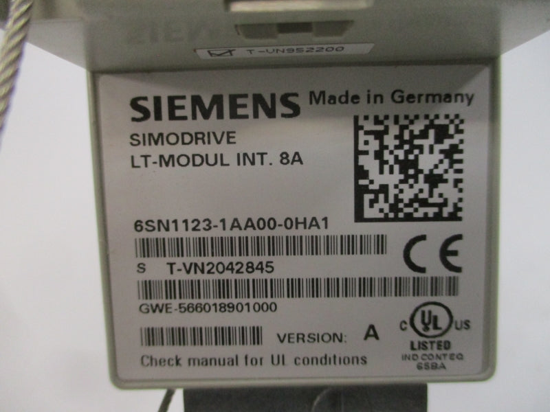 SIEMENS 6SN1123-1AA00-0HA1 8A NSMP