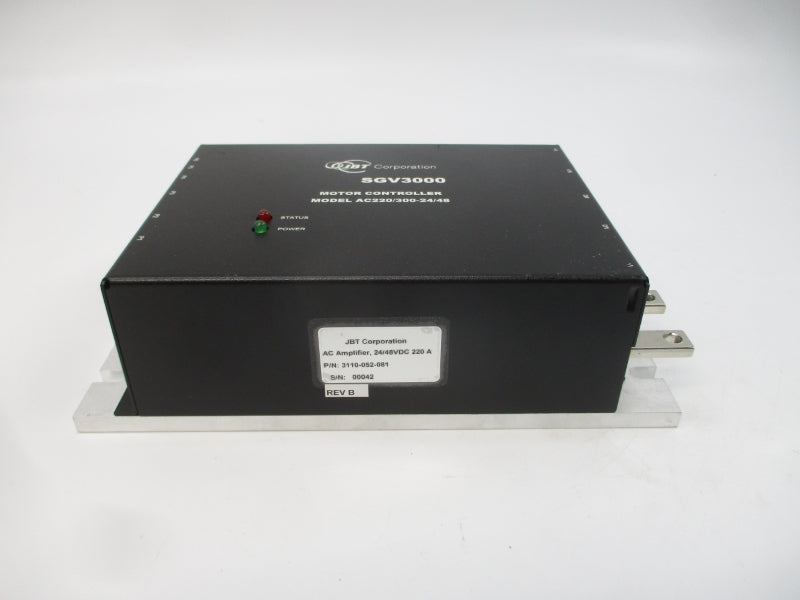 JBT SGV3000 AC220/300-24/48 3110-052-081 24/48VDC 220A REV. B NSNP