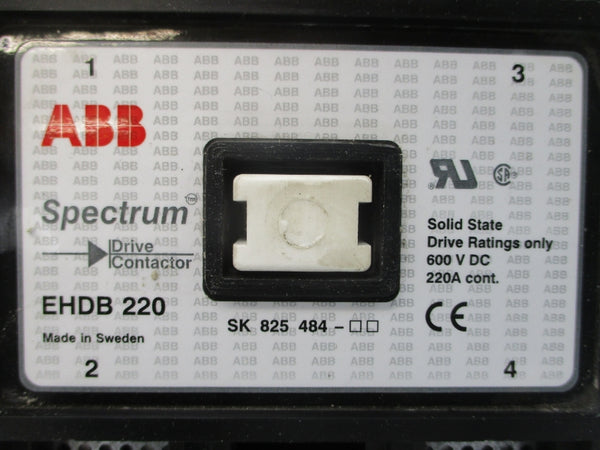 ABB EHDB220 SK825484-DE 110VDC 220A UNMP