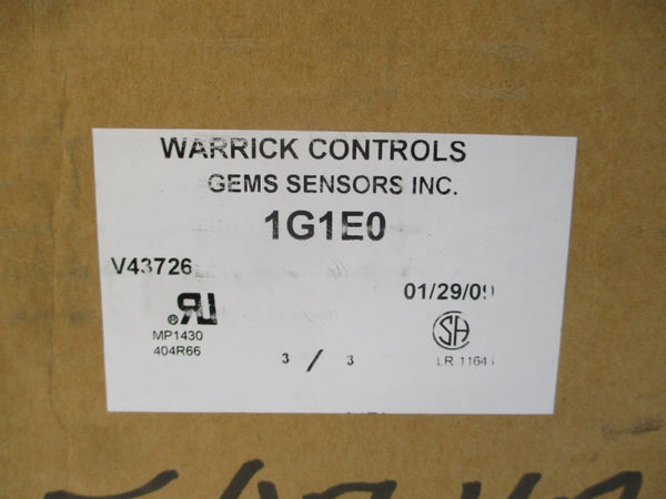 WARRICK CONTROLS 1G1E0 115/500V NSMP