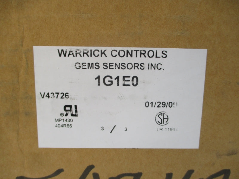 WARRICK CONTROLS 1G1E0 115/500V NSMP