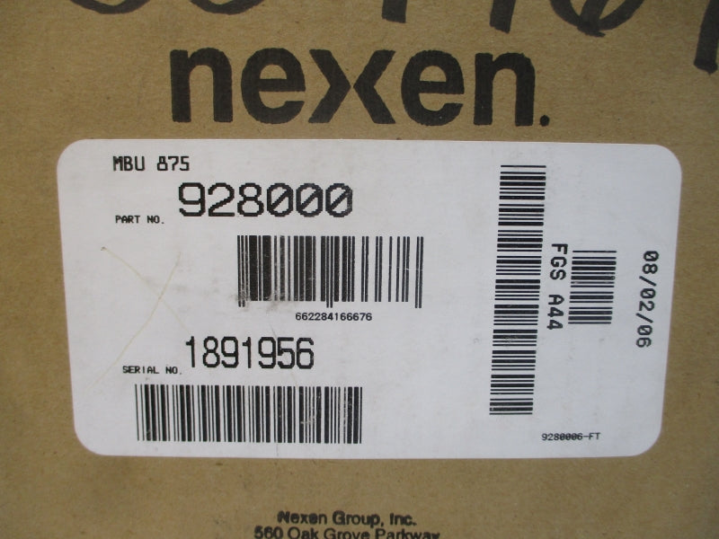 NEXEN 928000 MBU875 NSMP