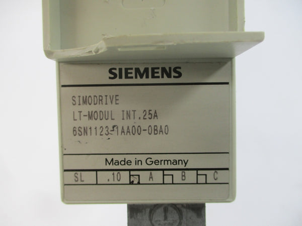 SIEMENS 6SN1123-1AA00-0BA0 6SN1118-0AA11-0AA0 (AS PICTURED) 25A UNMP