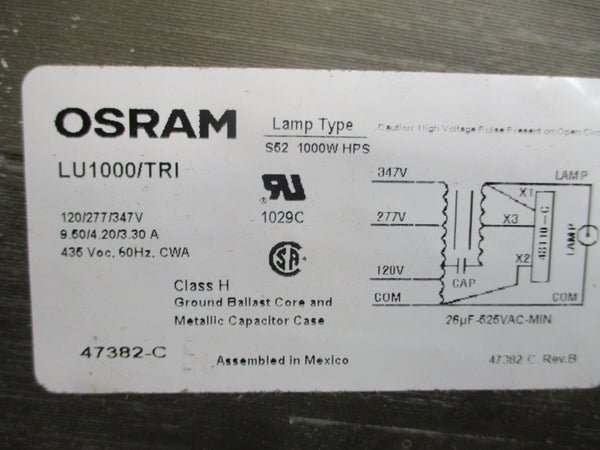 OSRAM LU1000/TRI 347V 9.50A NSMP