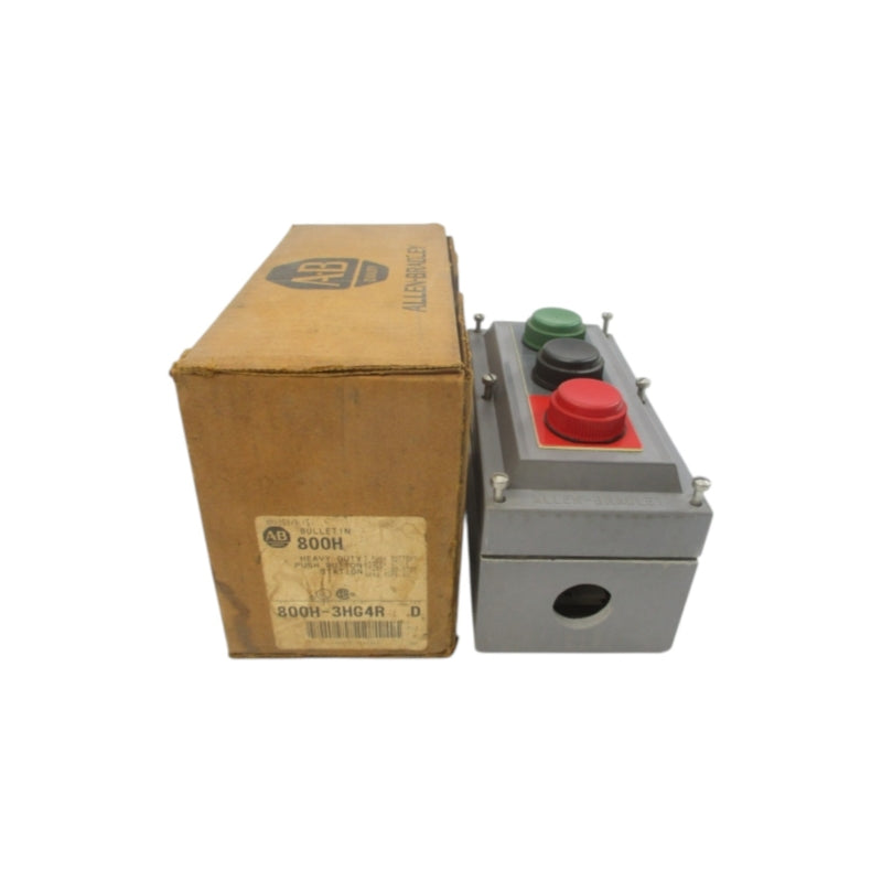 ALLEN BRADLEY 800H-3HG4R SER. D (BR/WH) NSMP