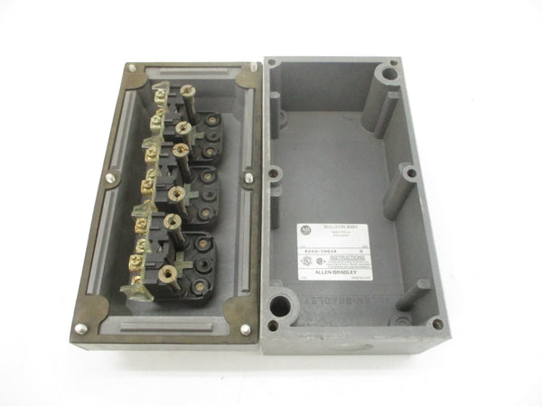 ALLEN BRADLEY 800H-3HG4R SER. D (BR/WH) NSMP