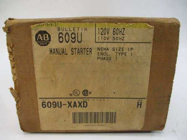 ALLEN BRADLEY 609U-XAXD SER. H 110/115-120V (BR/YL) NSMP
