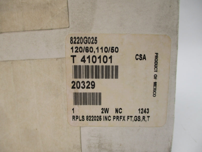 ASCO 8220G025 110/120V 5-125PSI 1" NSMP