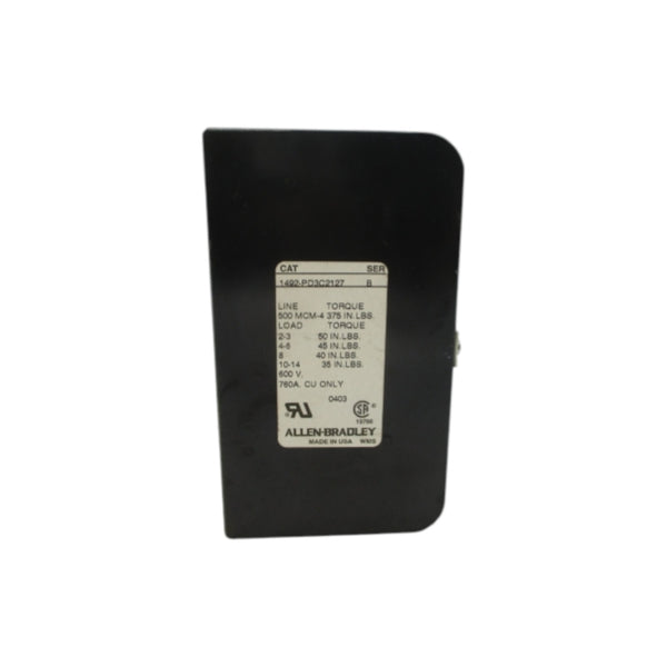 ALLEN BRADLEY 1492-PD3C2127 SER. B 600V 760A NSNP