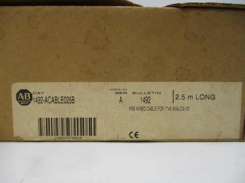 ALLEN BRADLEY 1492-ACABLE025B SER. A (BR/WH) NSMP