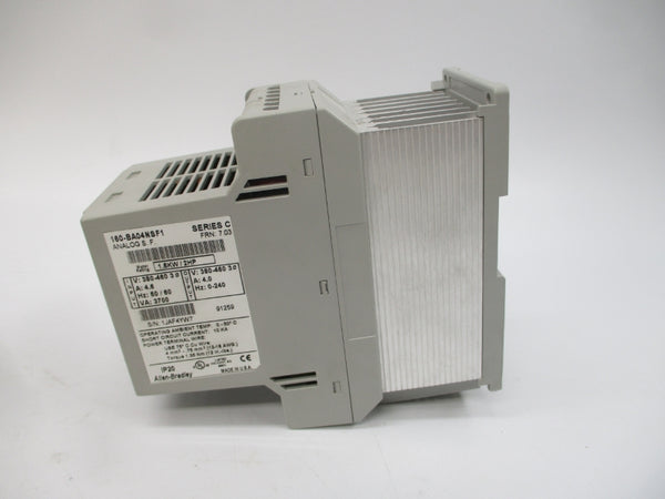 ALLEN BRADLEY 160-BA04NSF1 SER. C F/W 7.03 380-460V 4.6A (BR/WH) NSMP
