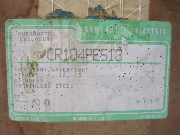 GENERAL ELECTRIC CR104PES13 SER. A 600V NSMP