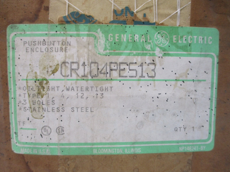 GENERAL ELECTRIC CR104PES13 SER. A 600V NSMP