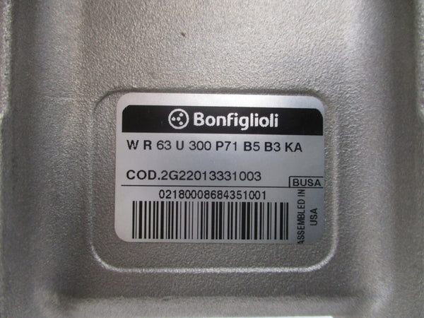 BONFIGLIOLI WR63U300P71B5B3KA NSNP