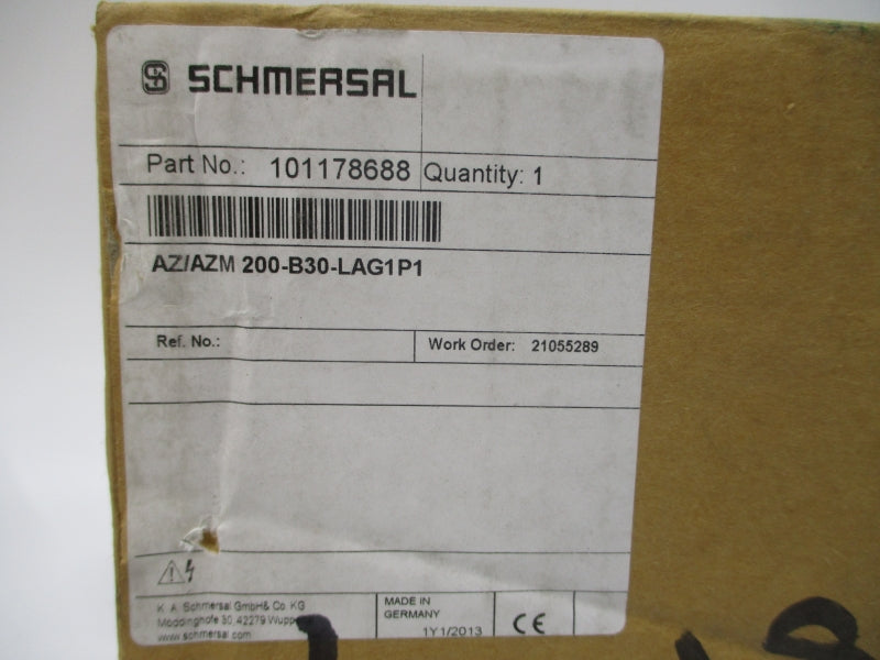 SCHMERSAL AZ/AZM200-B30-LAG1P1 NSMP