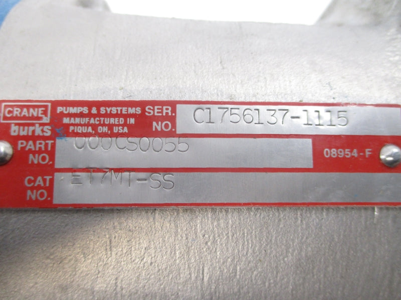 CRANE BURKS 000CS0055 ET7MT-SS NSNP