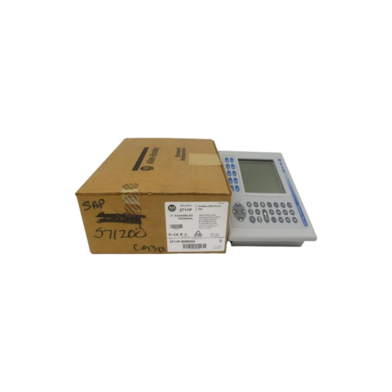 ALLEN BRADLEY 2711P-B6M20A SER. D 100-240VAC 0.6-0.3A NSMP