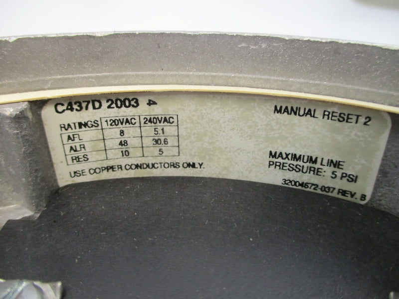 HONEYWELL C437D2003 120/240VAC 48A NSMP