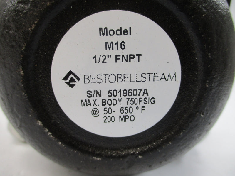 BESTOBELLSTEAM M0016210 M16 750PSI 1/2" NSMP