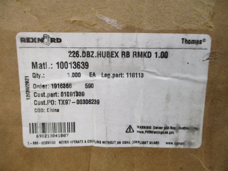 REXNORD 10013639 116113 NSMP