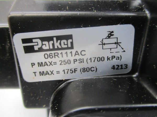 PARKER 06R111AC 250PSI 1/4" NSMP