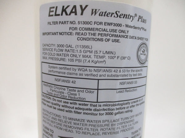 FILTER 51300C 105PSI REV. SIG NSMP