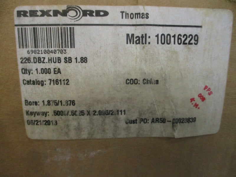 REXNORD 10016229 716112 NSMP