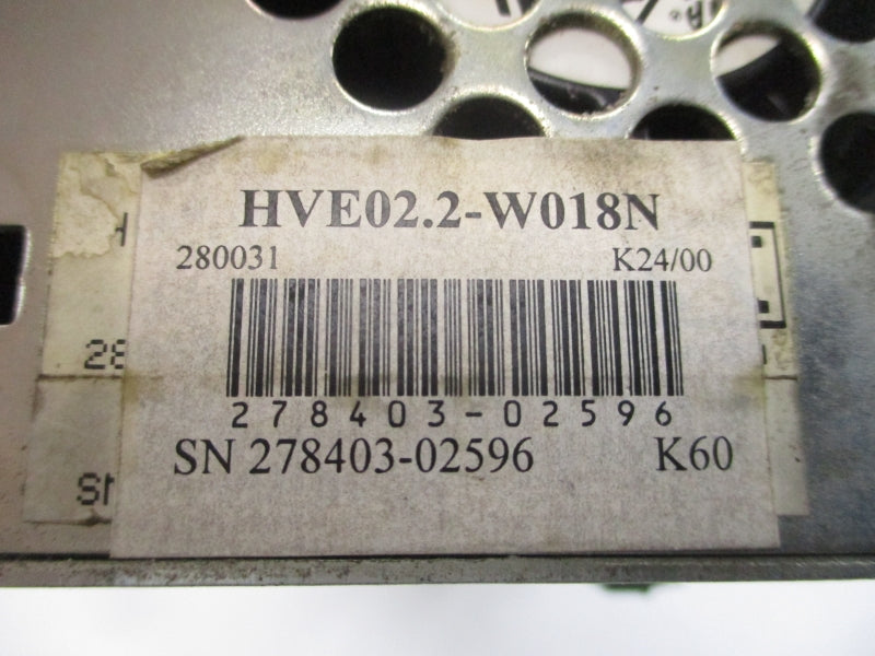 INDRAMAT HVE02.2-W018N 400-480VAC 30A (AS PICTURED) UNMP