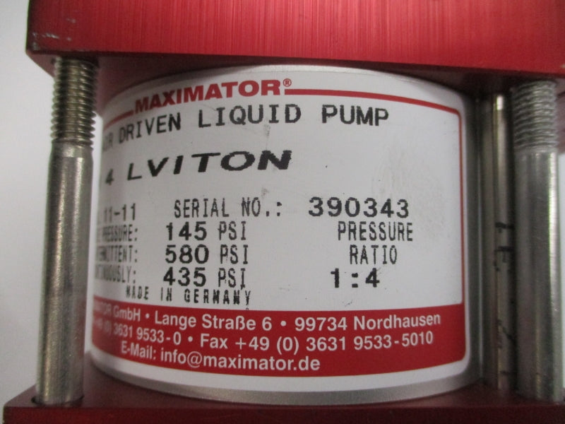 MAXIMATOR M4 435PSI NSNP