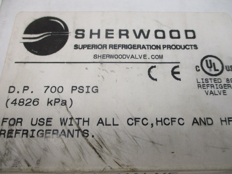 SHERWOOD 593WA-15ST 158BV B12-064 700PSI 1-5/8" NSMP