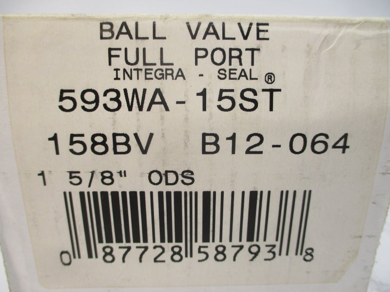 SHERWOOD 593WA-15ST 158BV B12-064 700PSI 1-5/8" NSMP