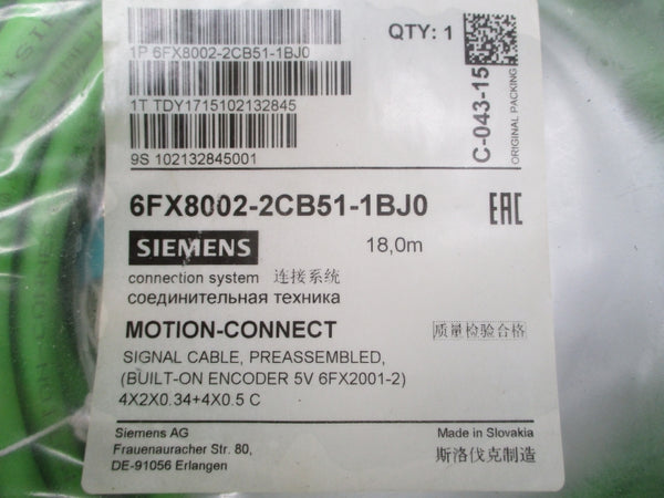 SIEMENS 6FX8002-2CB51-1BJ0 NSMP