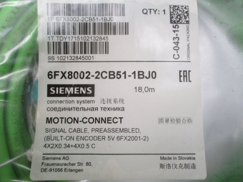 SIEMENS 6FX8002-2CB51-1BJ0 NSMP
