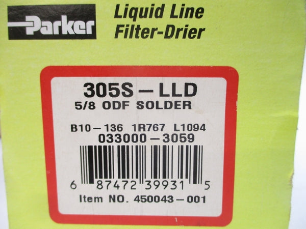 PARKER 305S-LLD 500PSI 5/8" NSMP