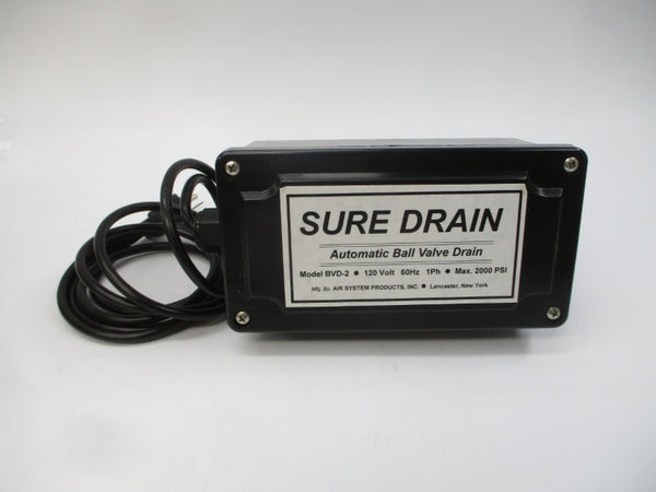 AIR SYSTEM PRODUCTS BVD-2S12 115/120V 2000PSI 1/2" NSMP