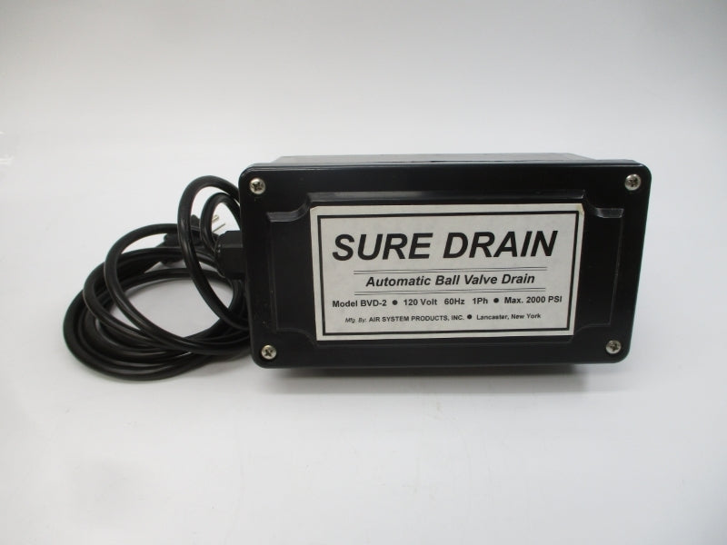 AIR SYSTEM PRODUCTS BVD-2S12 115/120V 2000PSI 1/2" NSMP