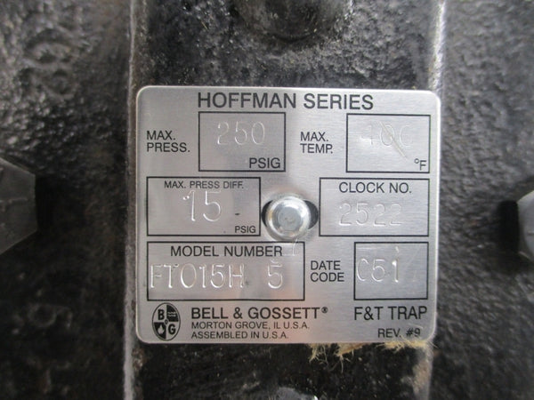 BELL & GOSSETT FT015H-5 404220 250PSI 1-1/4" NSMP