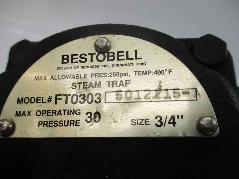 BESTOBELL FT0303 5012215-A 30PSI 3/4" UNMP