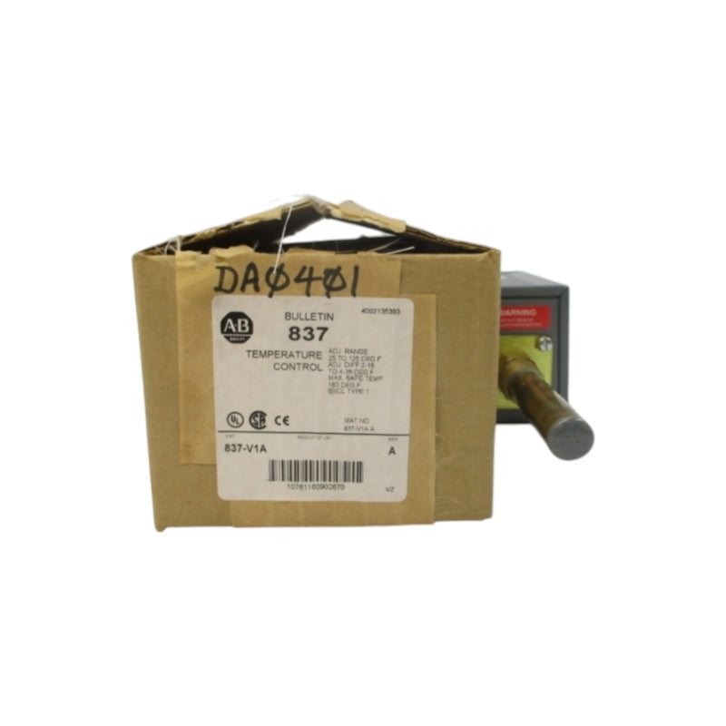 ALLEN BRADLEY 837-V1A SER. A 24-600VAC (BR/WH) NSMP