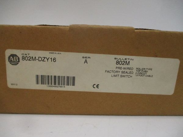 ALLEN BRADLEY 802M-DZY16 SER. A 5-24VDC 1.1A (BR/WH) NSMP