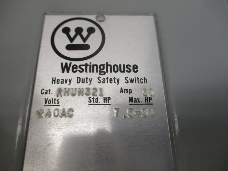 WESTINGHOUSE RHUN321 240VAC 30A NSMP