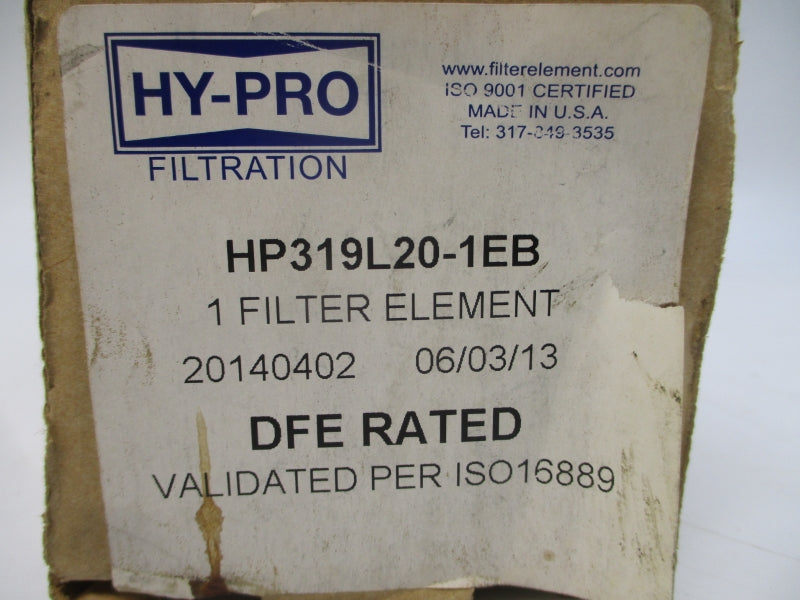 HY-PRO FILTRATION HP319L20-1EB NSMP