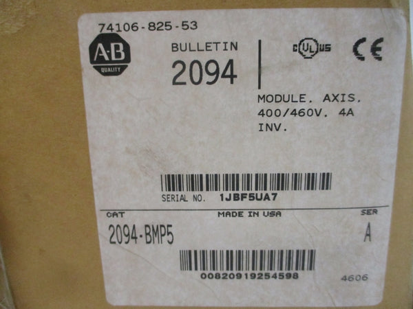 ALLEN BRADLEY 2094-BMP5 SER. A F/W V1.89 95-264VAC 3.5A NSMP