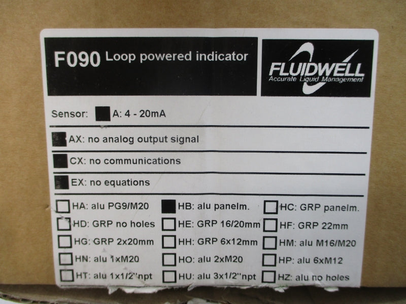 FLUIDWELL F090-A-PL-XI NSMP