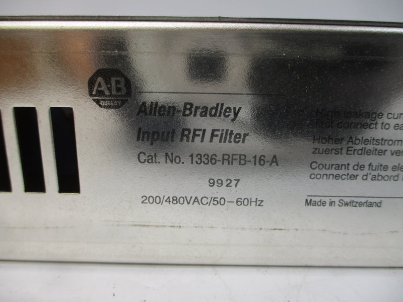ALLEN BRADLEY 1336-RFB-16-A SER. B 200/480VAC 16A NSMP